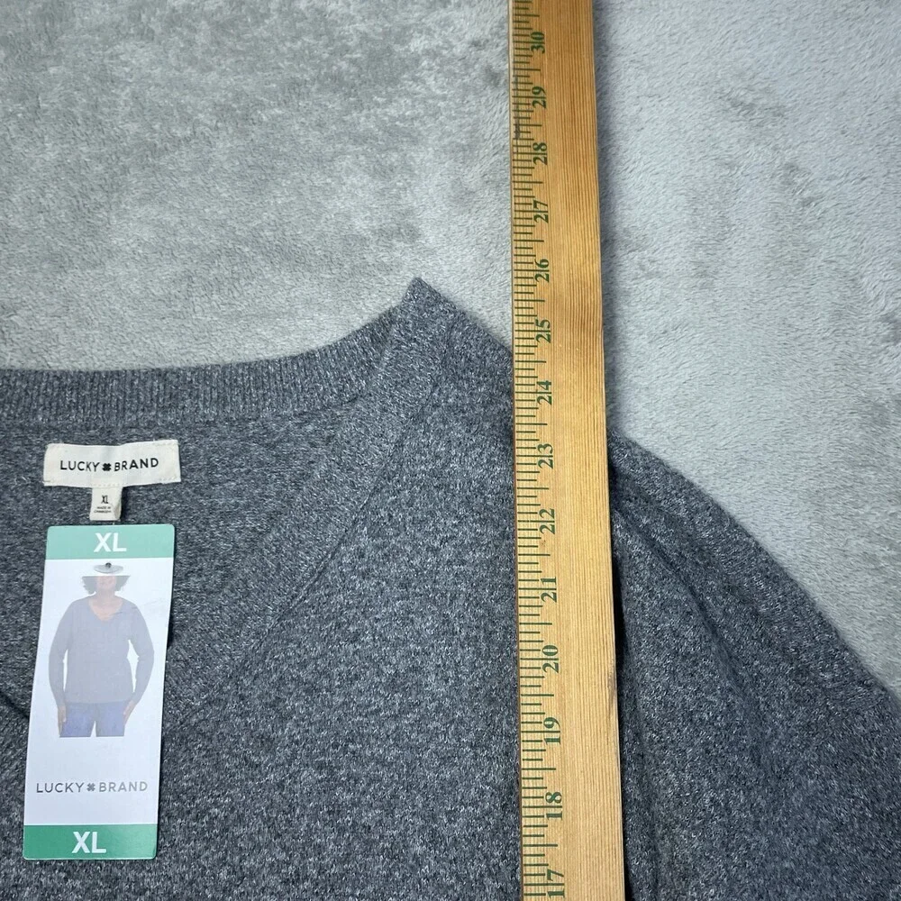 Lucky Brand New Women's Size XL Sweater Gray a1795